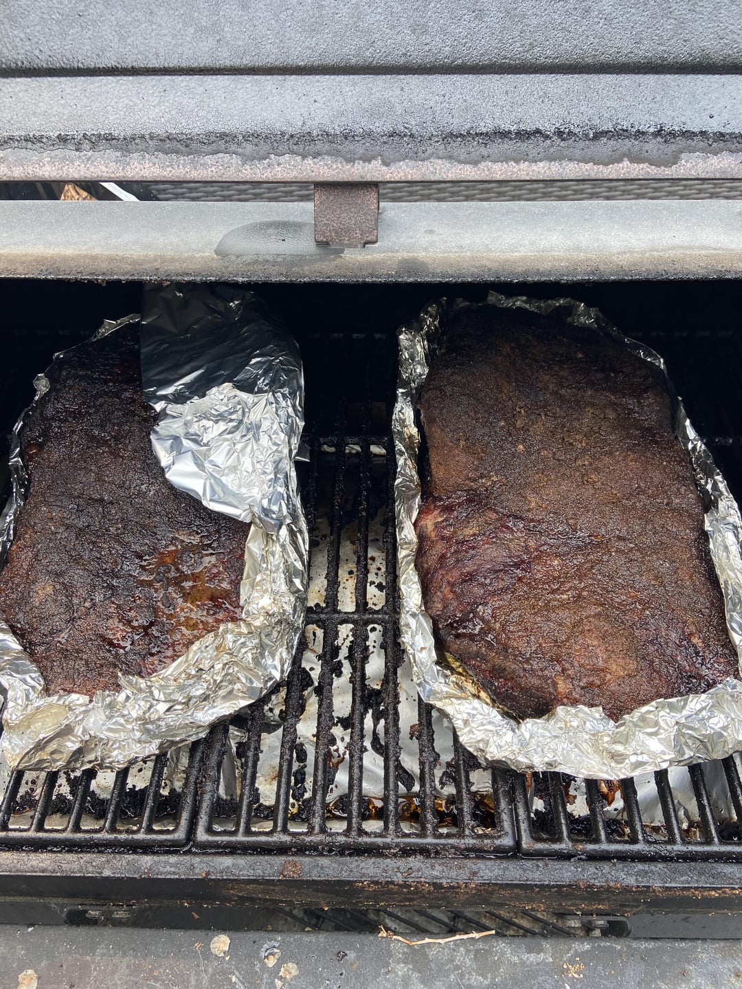 Foil boat brisket Dining and Cooking