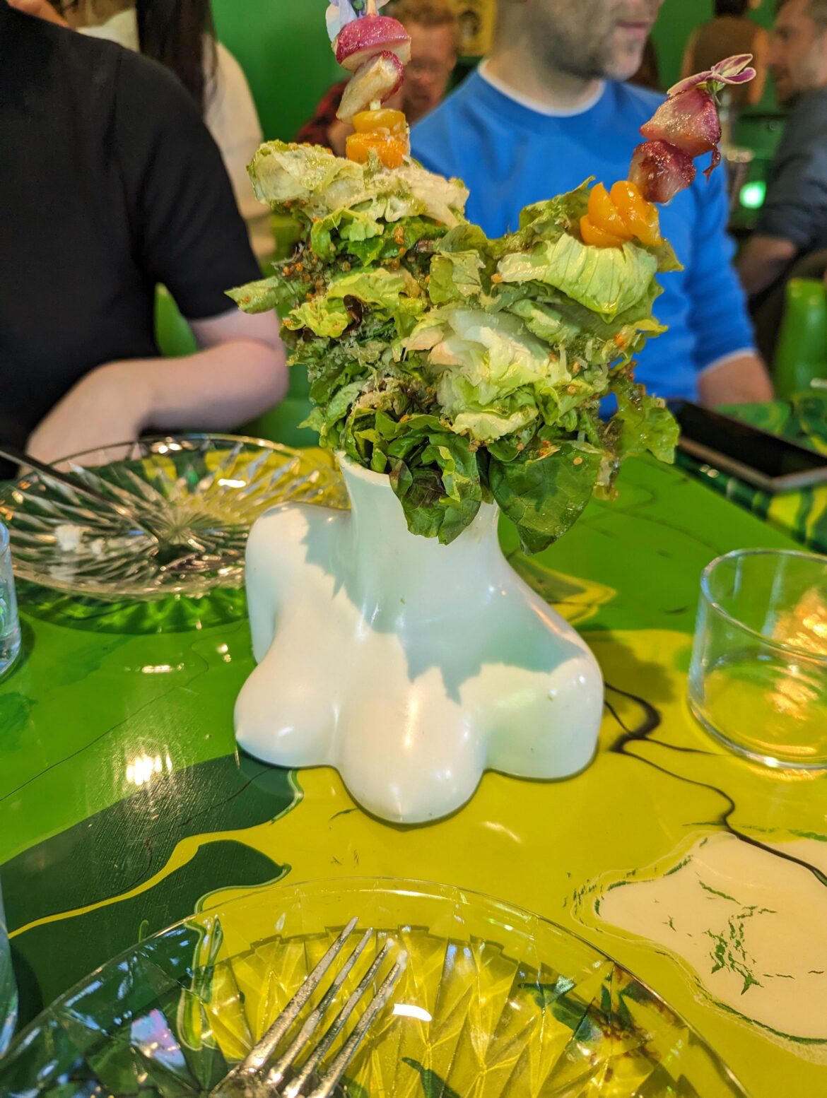 We ordered a salad...