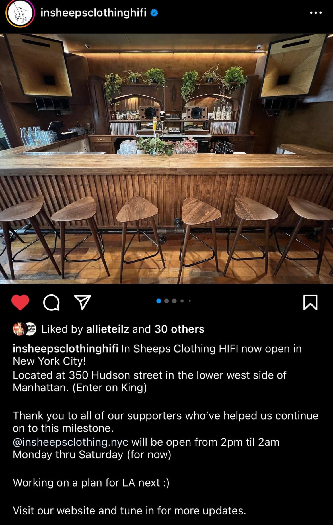 In Sheep’s Clothing HI-FI looking to make a return to LA