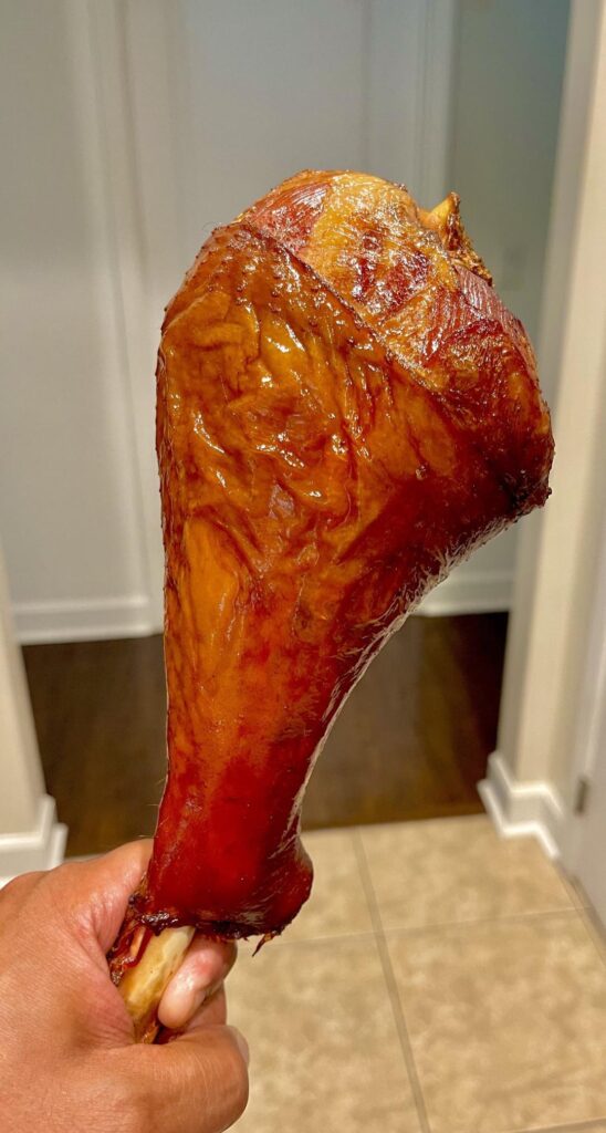 Smoked theme park turkey legs