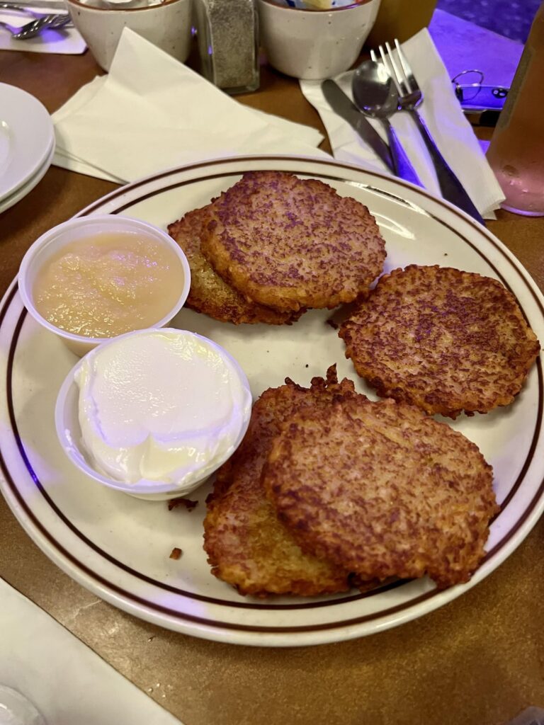 Late night snack at Canter’s