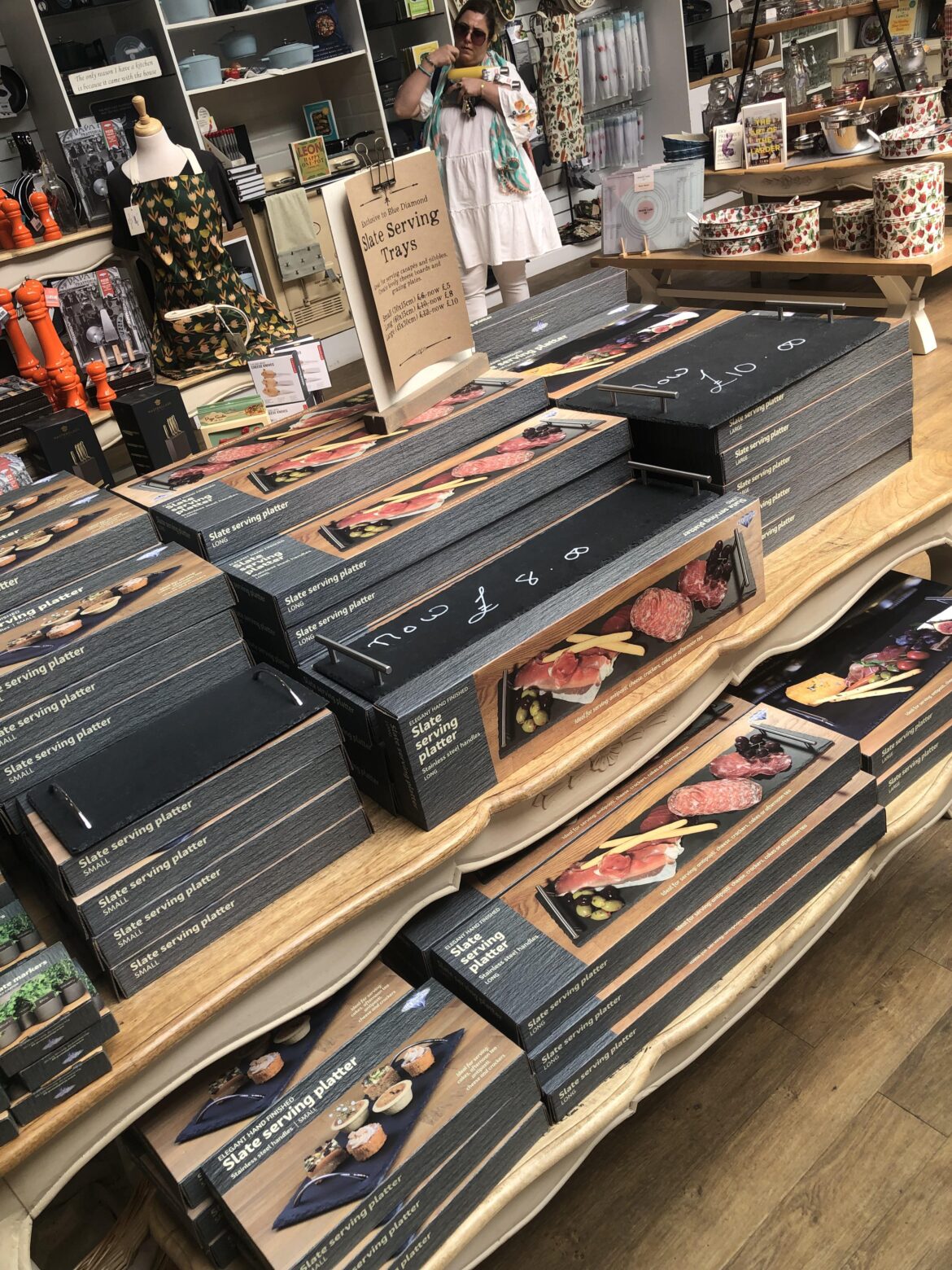 I found the flagship store for slate serving trays…