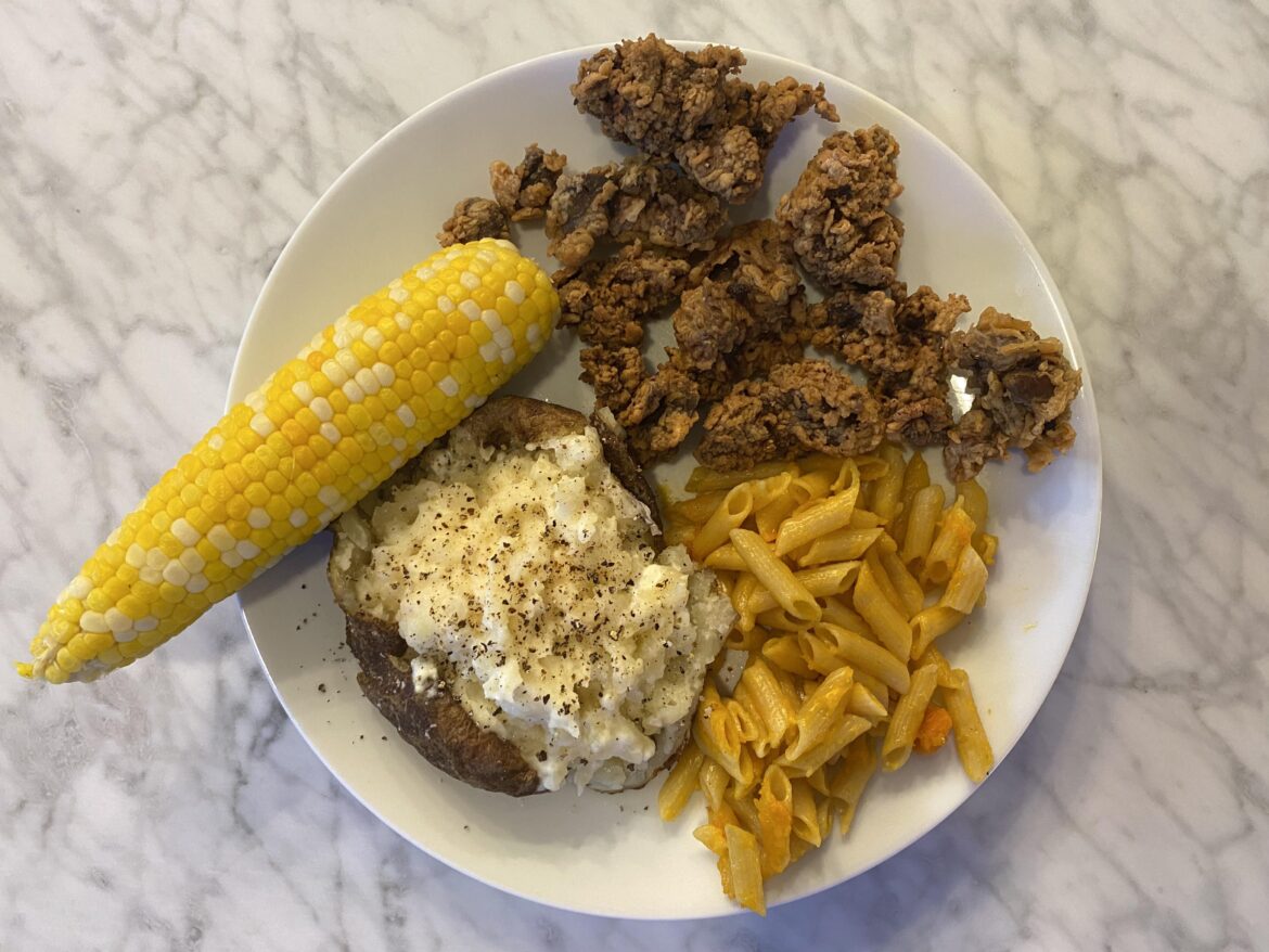first batch of homemade fried chicken livers