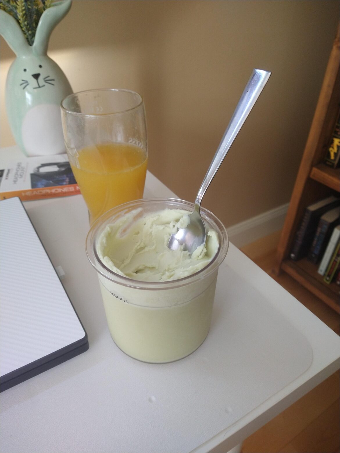 Ninja Creami- Honeydew Melon protein ice cream – 170 CAL – no pudding mix Ninja Creami- Honeydew Melon protein ice cream - 170 CAL - no pudding mix