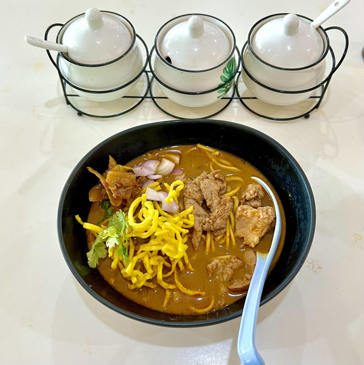 Khao soi in Chiang Mai
