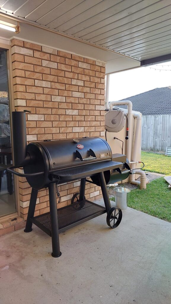 First offset smoker finally arrived. First test was pork belly burnt ends.