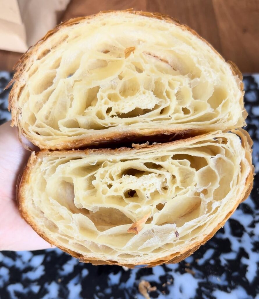 I think Heavens Bistro Bakery has the best croissant in Austin,TX.