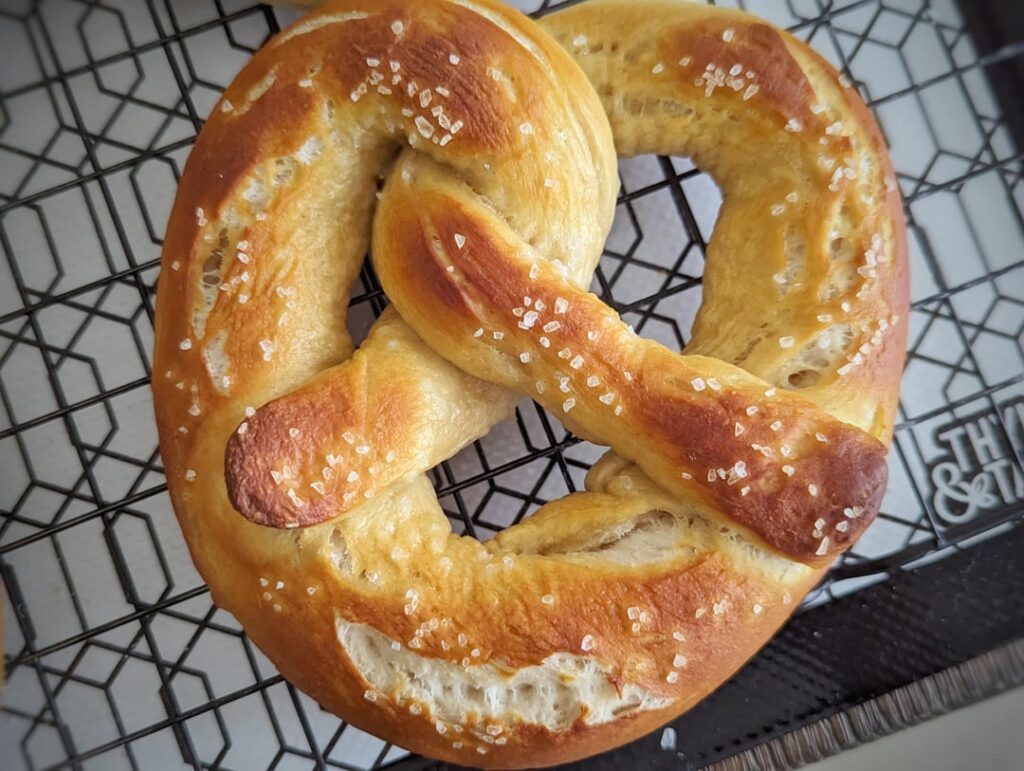 I think my pretzel's are improving. This is my second attempt.