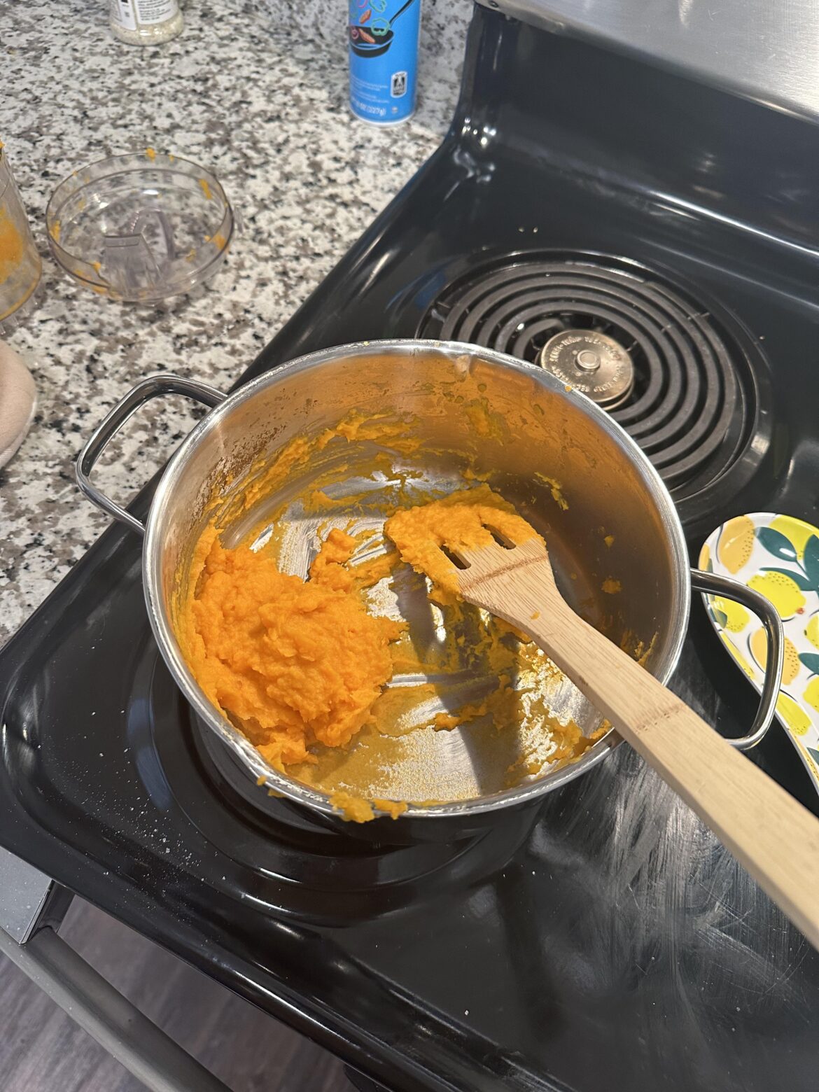 Can’t wait for my mashed potatoes for 2! We’re gonna be so full.