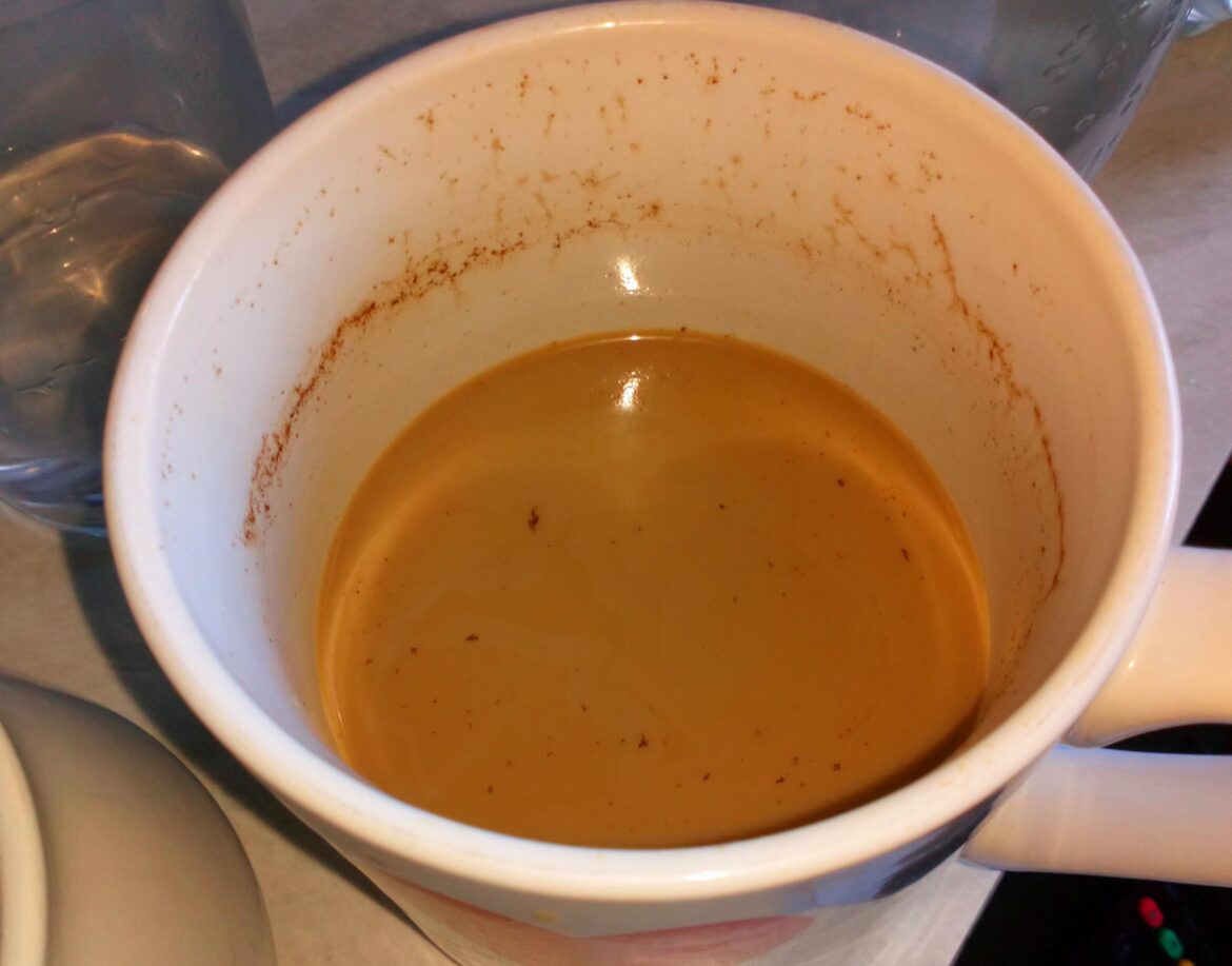 Costa Intense Dark Roast Instant Coffee is a little gritty.