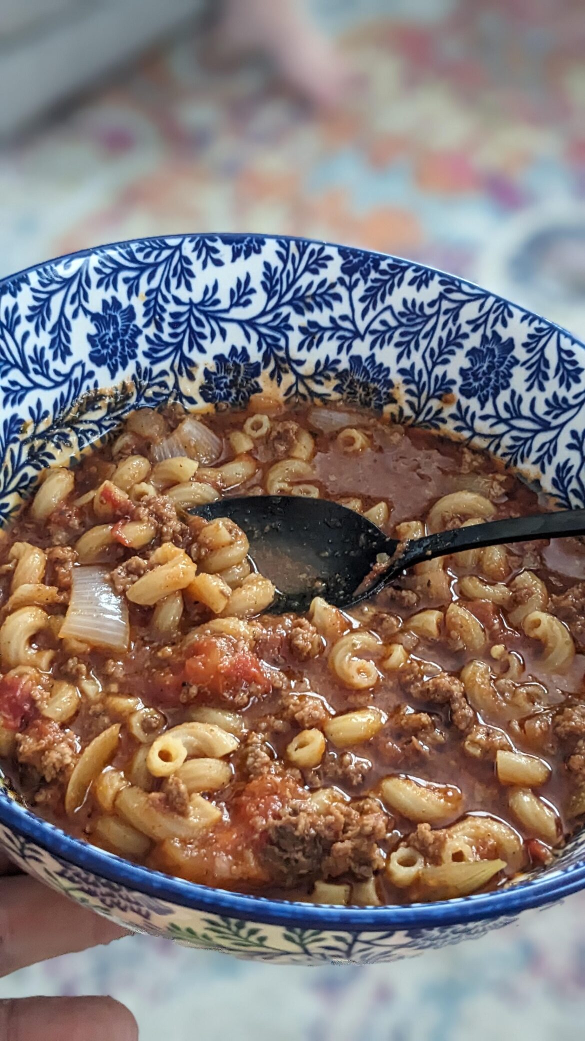 My mom’s goulash. My mom's goulash.