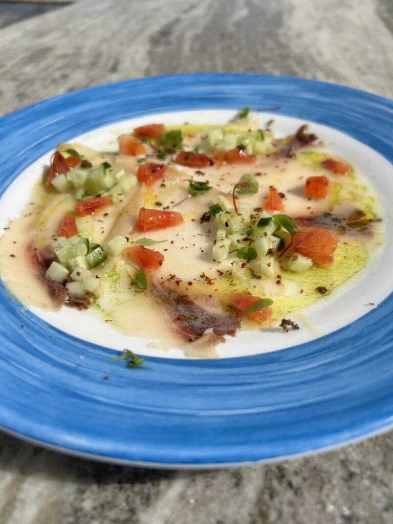 Smoked Swordfish carpaccio