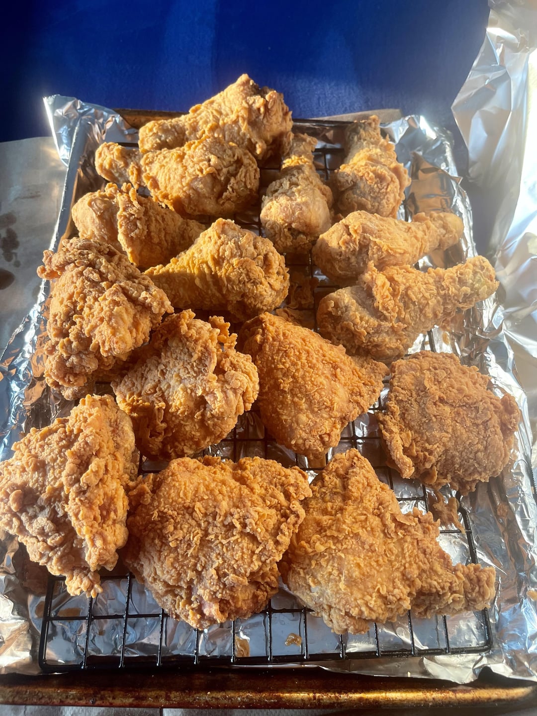 [Homemade] Extra crispy fried chicken Dining and Cooking