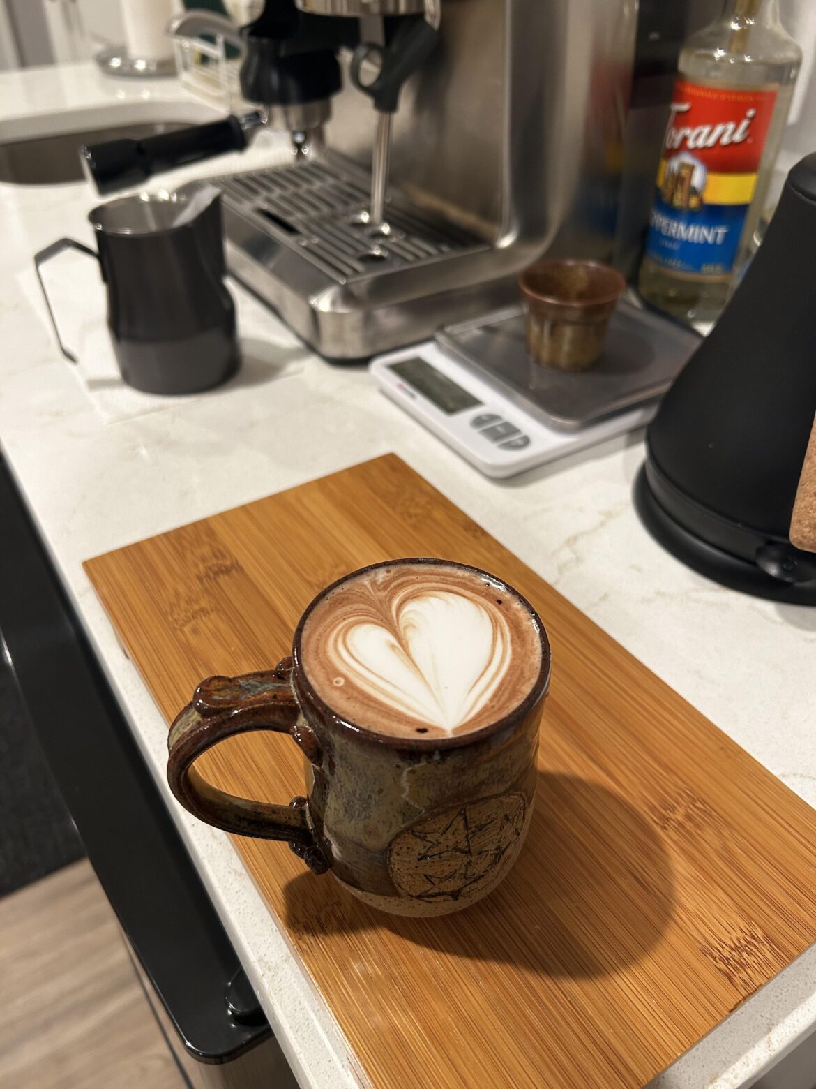 Late night cafe style hot chocolate. Forgive my heart it’s 3am 😂