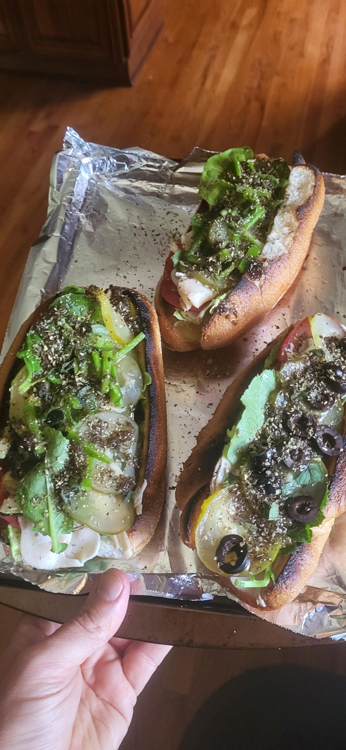 Made some subs with Boar's Head Firesmith chicken Dining and Cooking