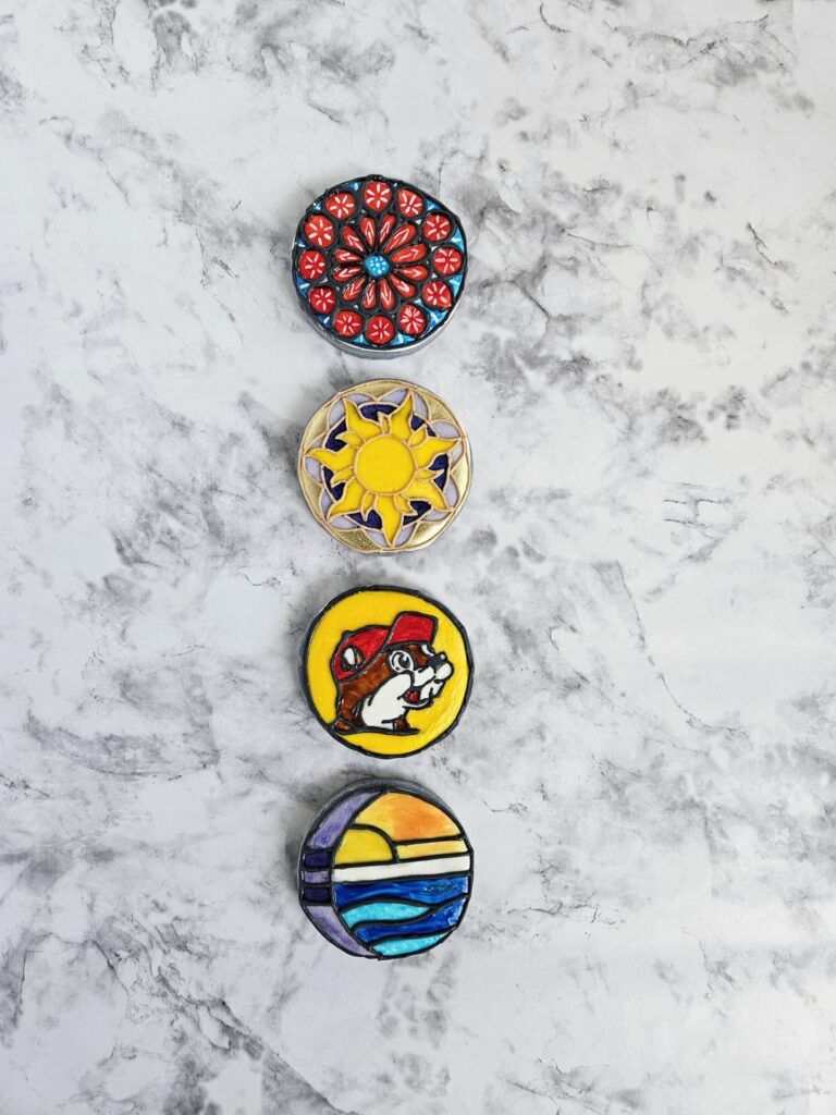 Playing around with stained glass techniques