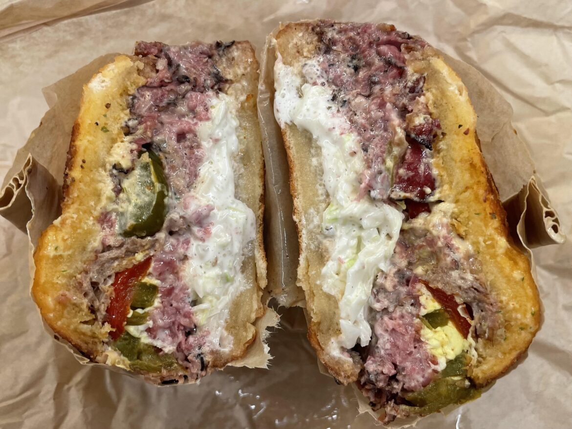 49er with Garlic Dutch Crunch from Deli Board, SF