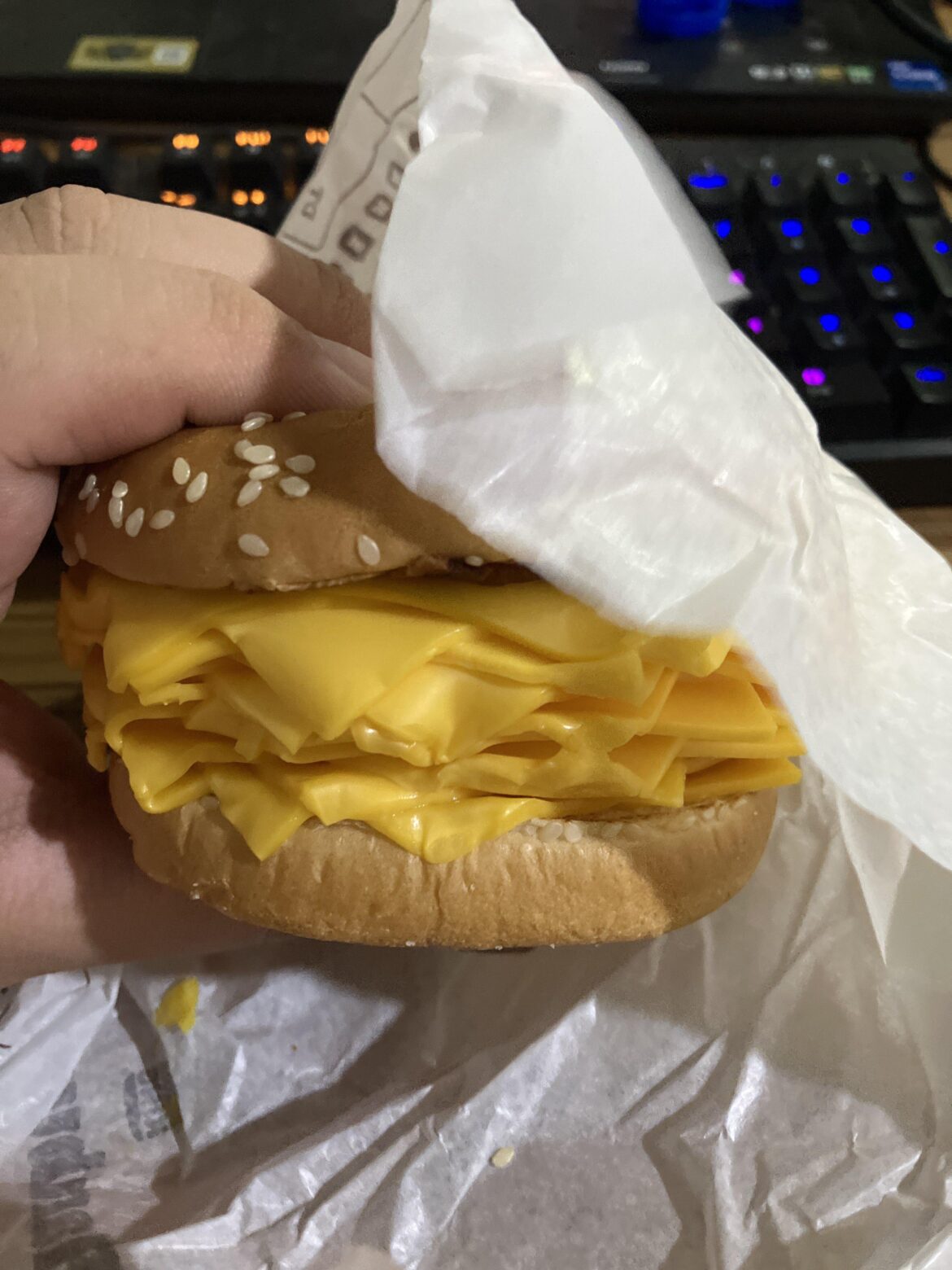 Behold, Thailand's new hit burger from Burger King! The Real Cheeseburger.