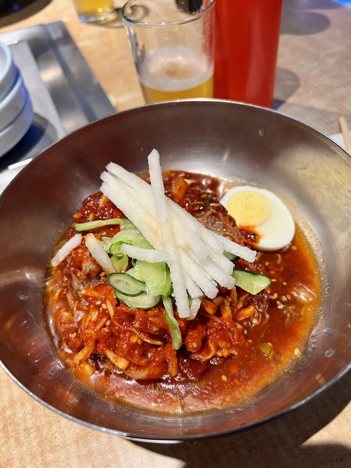 Bibim Naengmyeon at Mo Ran Gak, Garden Grove
