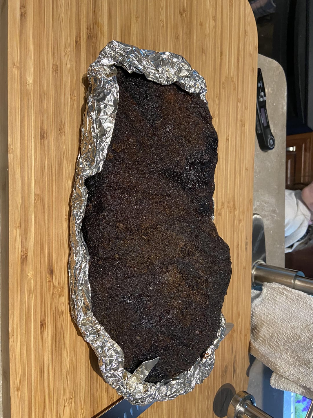 Foil boat brisket Dining and Cooking