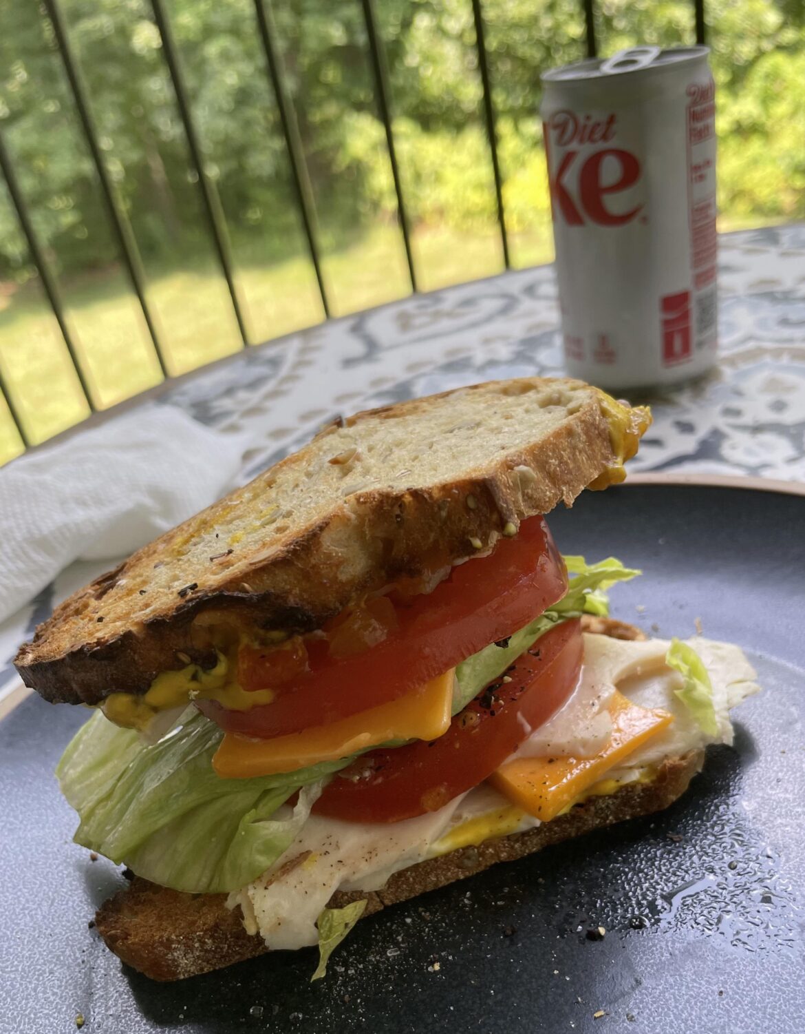 Turkey and tomato with cheddar