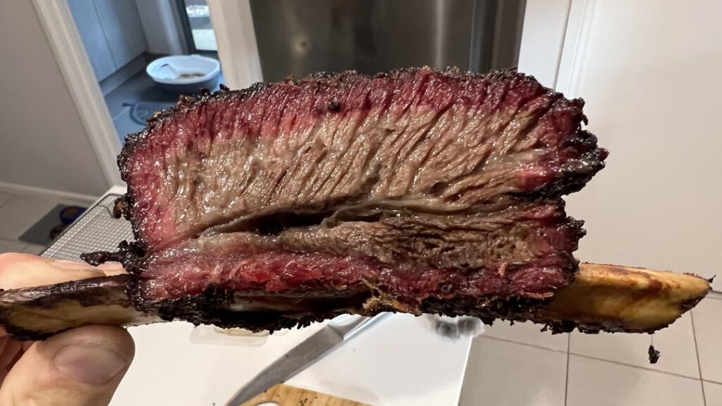 3 bone beef short ribs on my little 14” WSM