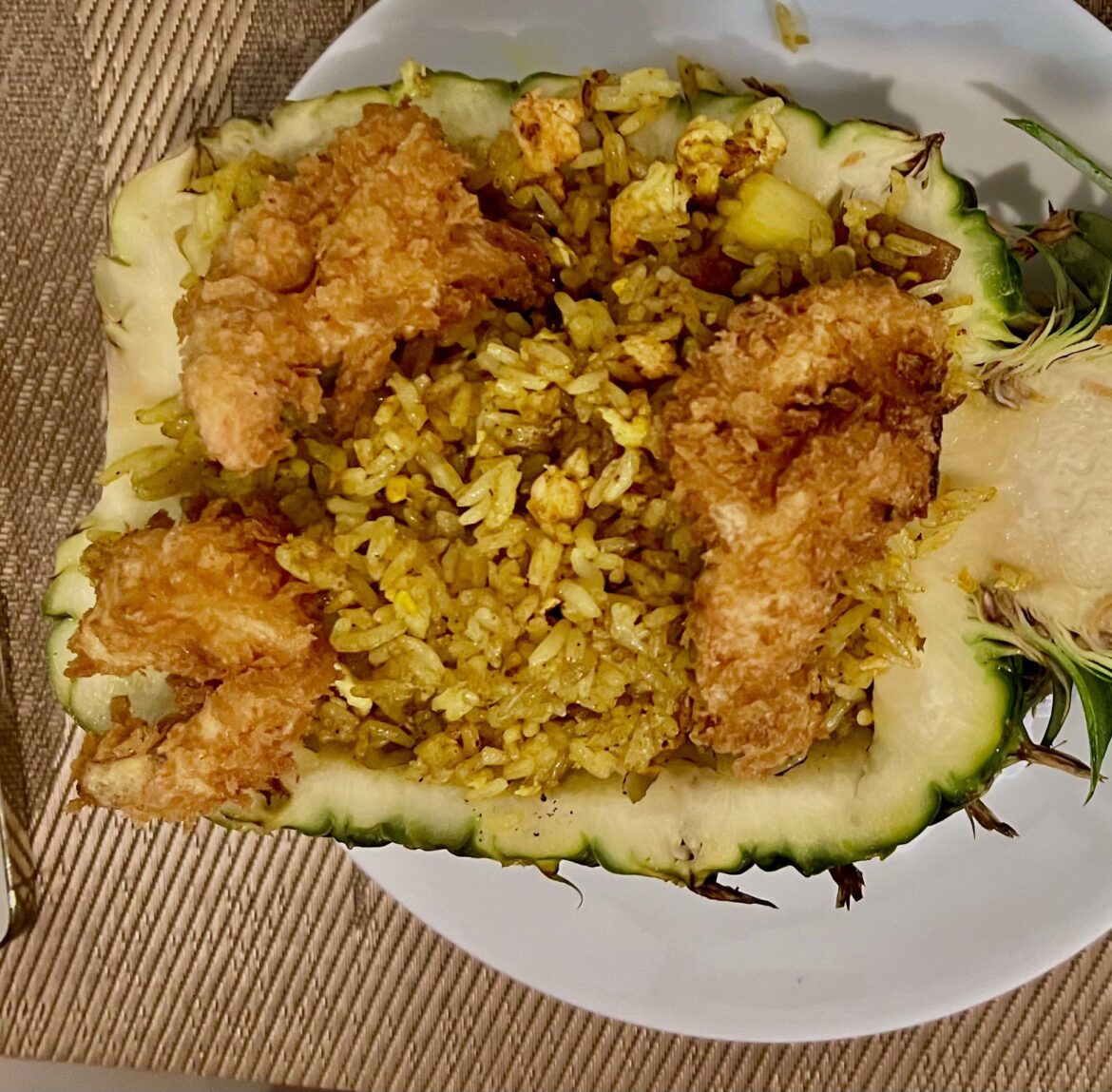 Pineapple fried rice in Chiang Mai
