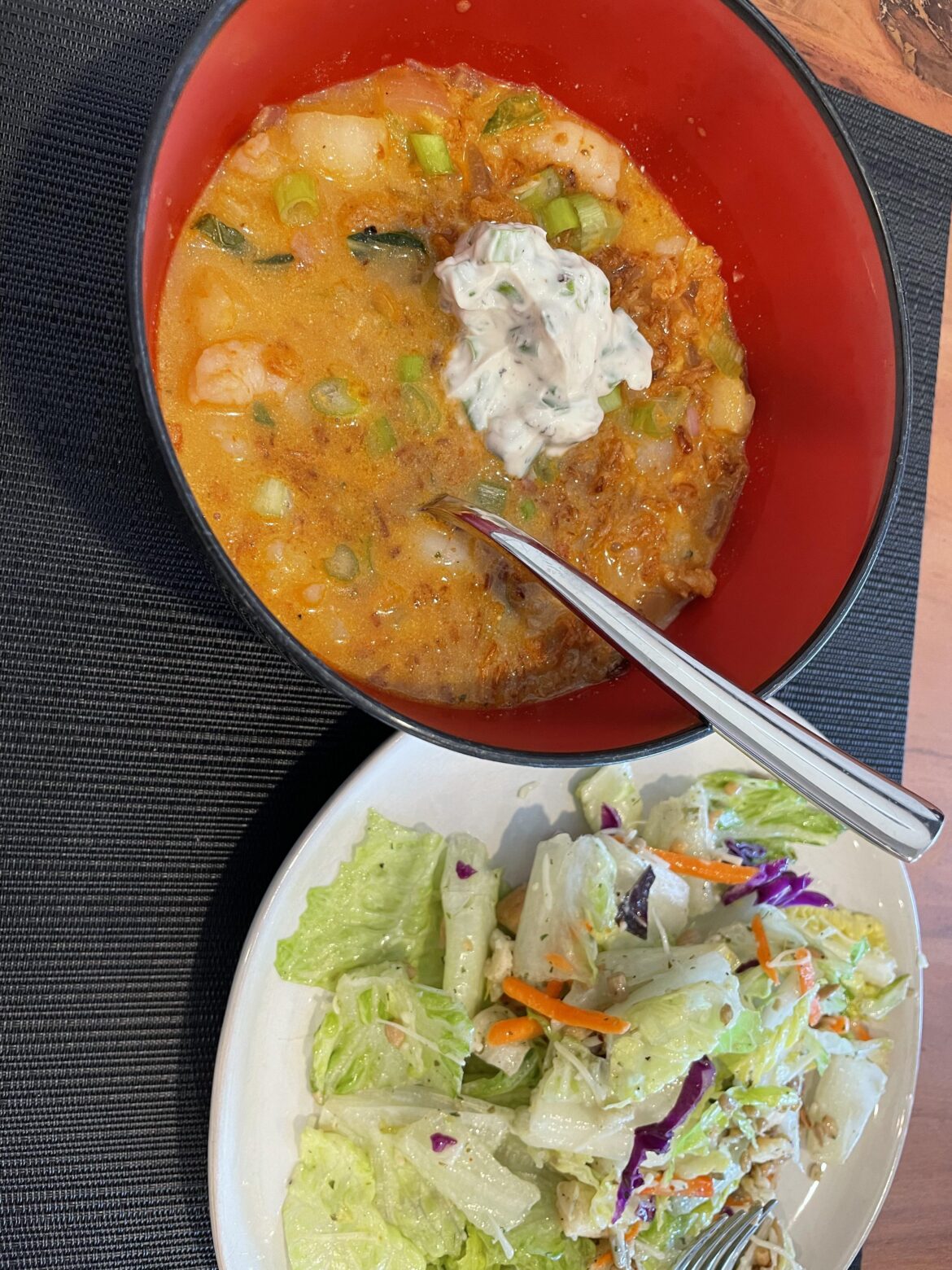 Did anyone else get the Secret Chef spicy shrimp soup? We were pleasantly surprised!