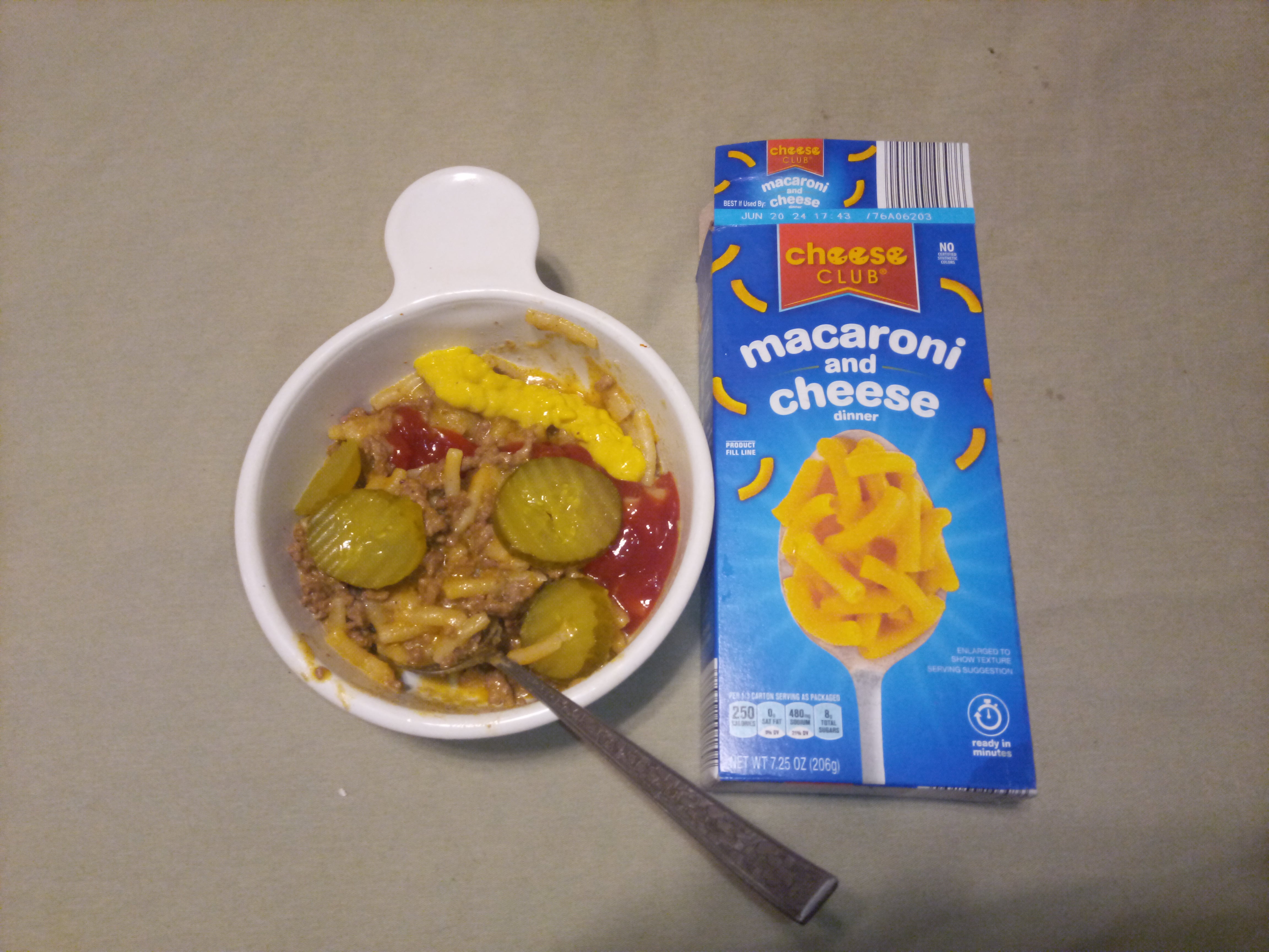 So what's the difference between Hamburger Helper and a box of Kraft