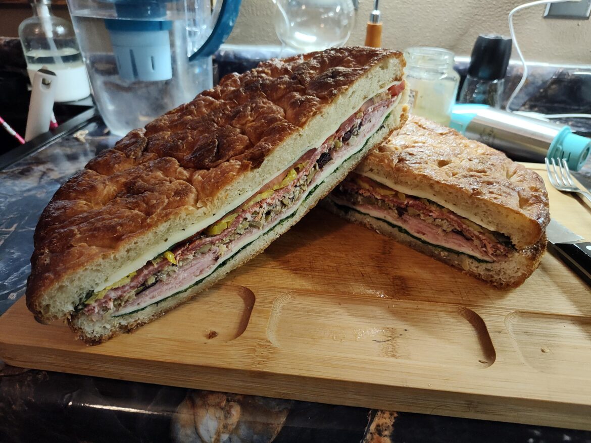 I wanted a giant Italian sandwich.... Now I have a giant Italian sandwich