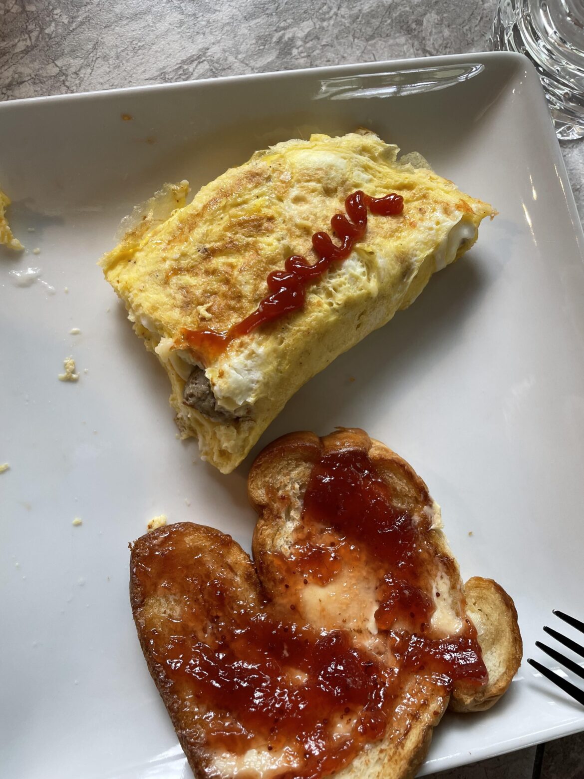 Partner said it is disgusting to eat your eggs with ketchup. Is it really that gross?