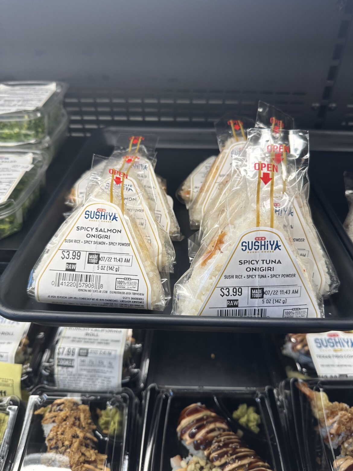HEB SushiYa selling Onigiri 🍙
