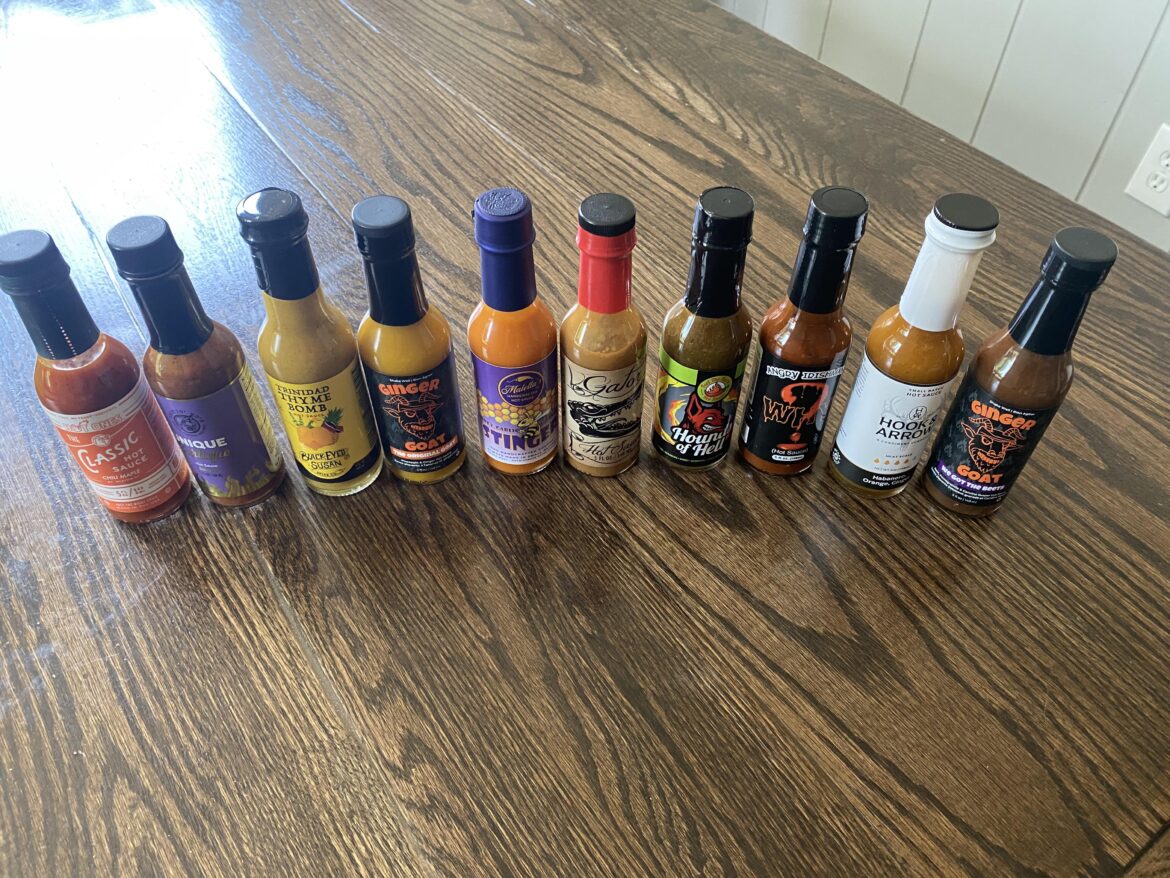 Haul from Illinois hot sauce expo