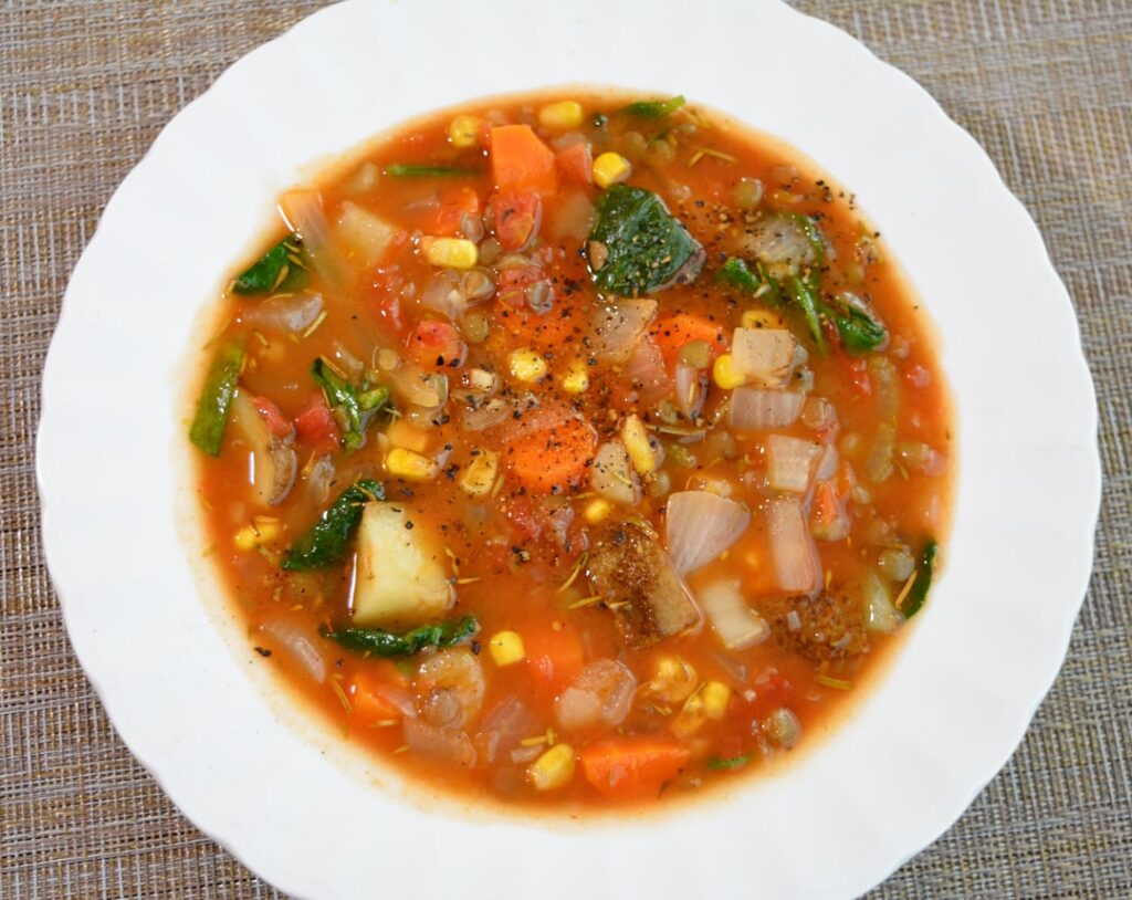 175 Calories, Spanish lentil soup