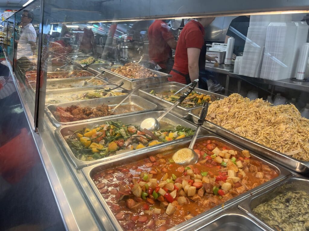 Arko Foods Market food court and their delicious banana lumpia