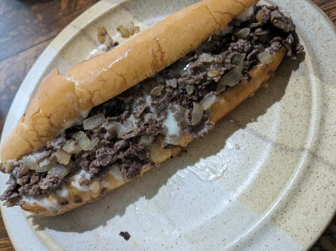 Leah Colins' cheesesteak recipe - a recent addition to the site and extremely legit