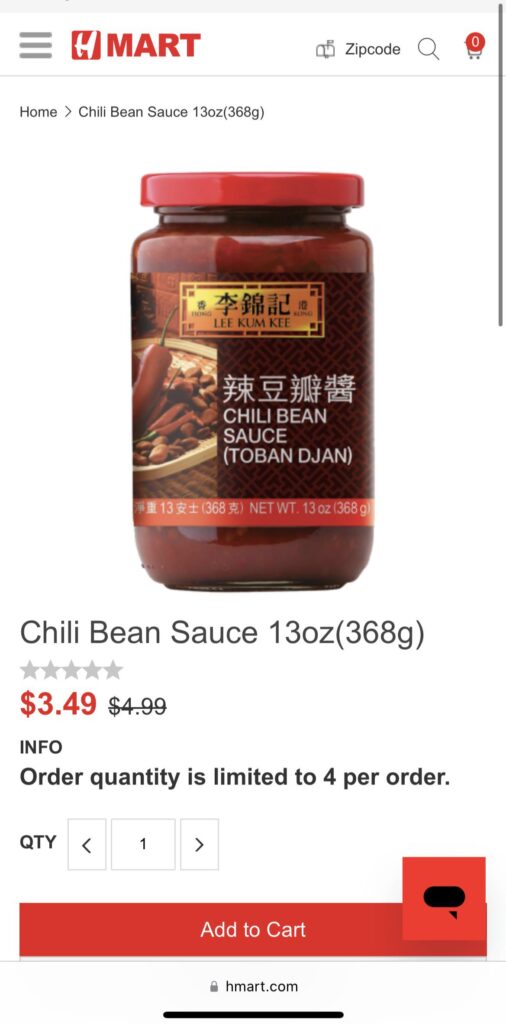 It doesn’t say it, but is this Doubanjiang? Going to attempt Mapo Tofu this weekend.