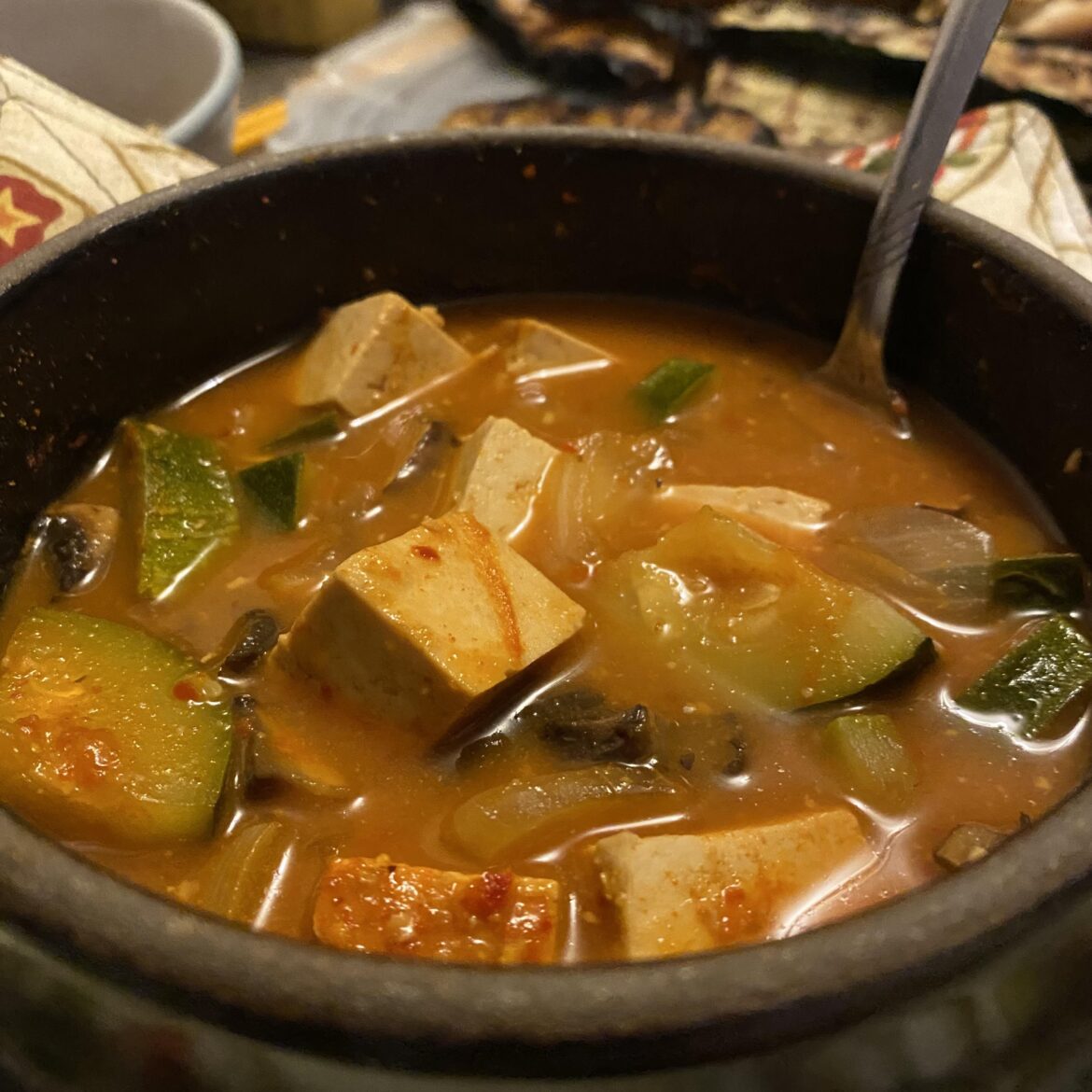 Doenjang Jjigae (된장찌개) to celebrate COVID recovery!
