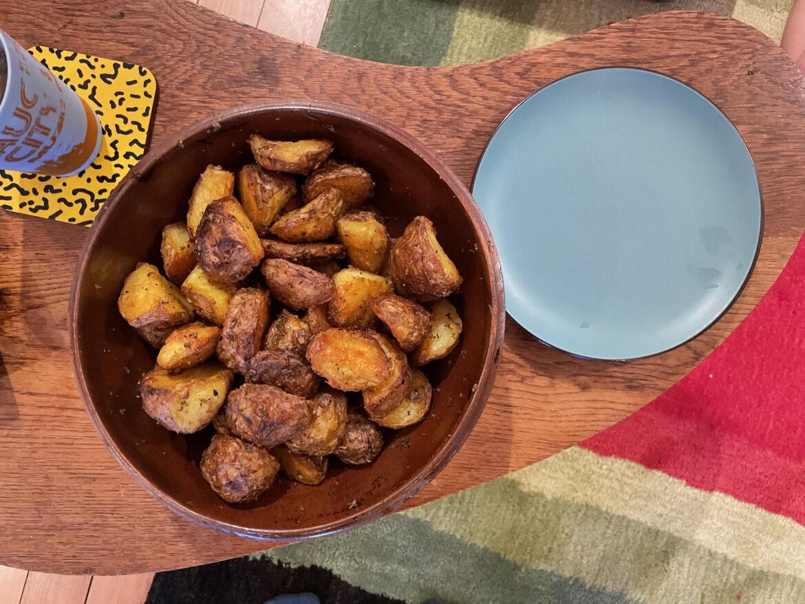 Son wanted “just crispy potatoes” for dinner