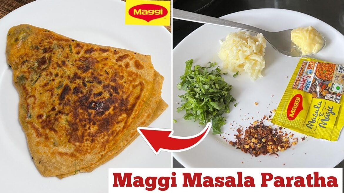 Maggi masala paratha recipe - Indian flat breads