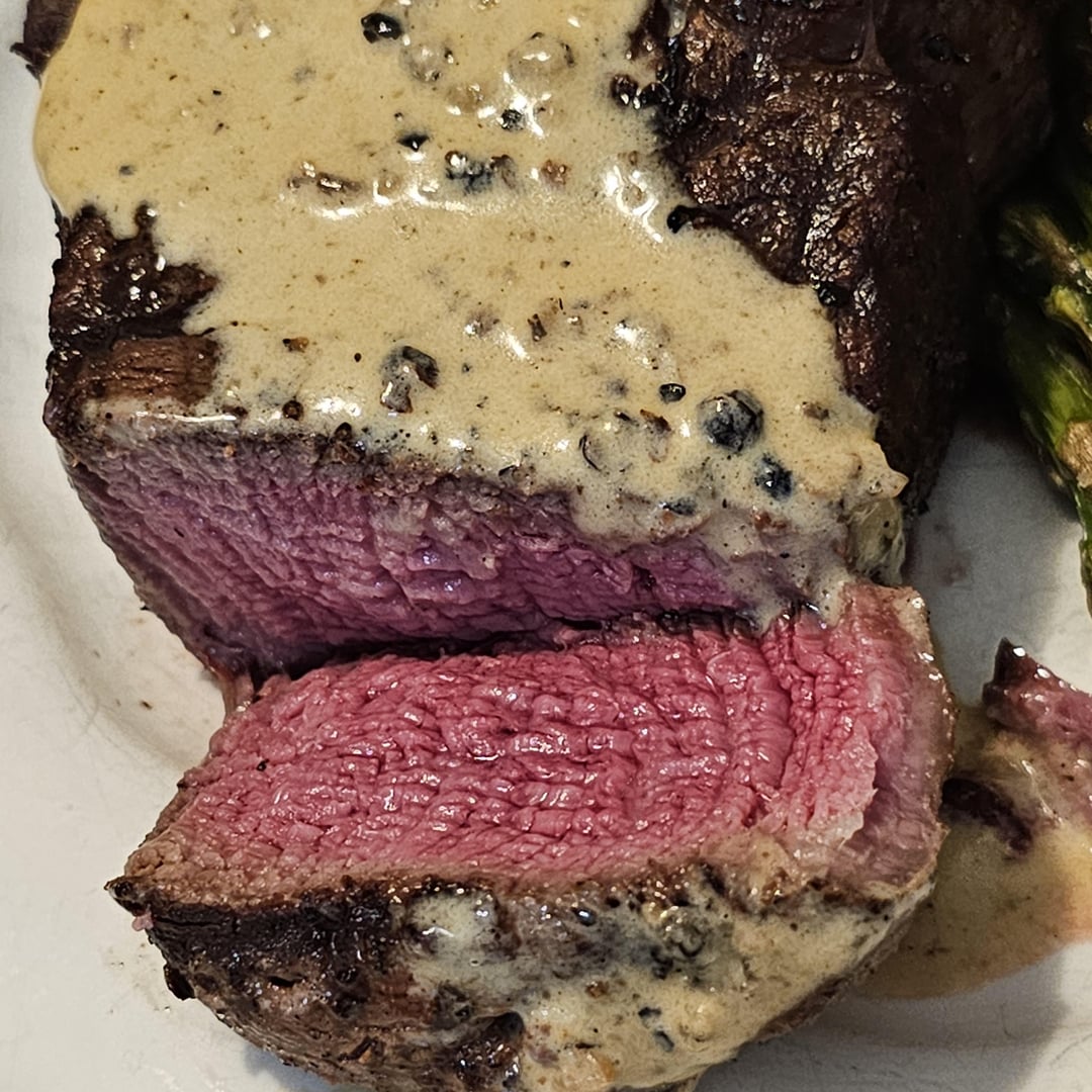 Prime Tenderloin 2 Hours 130°F, rested and seared over Lump Charcoal