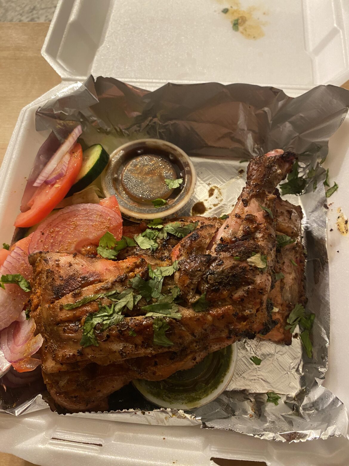 Ali’s BBQ truck off of 1st and Dittmar