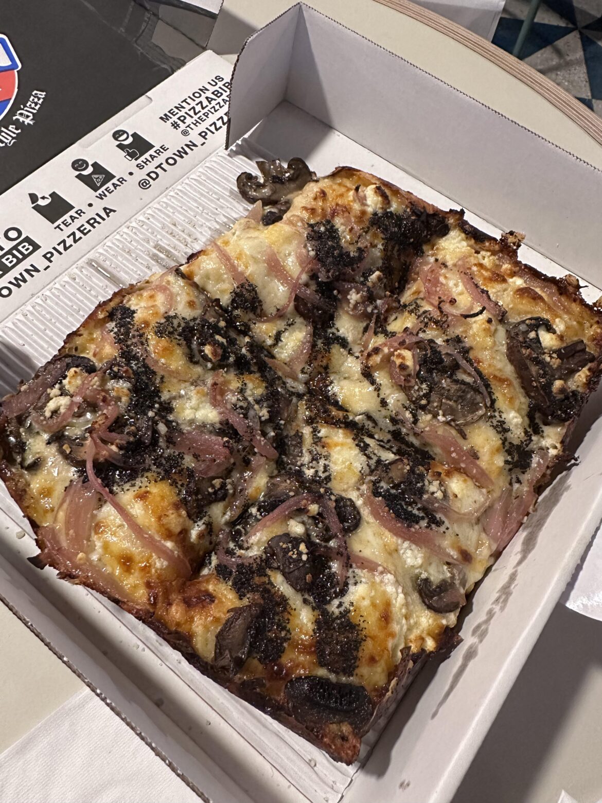 Life is Truff Pizza from Dtown Pizzeria