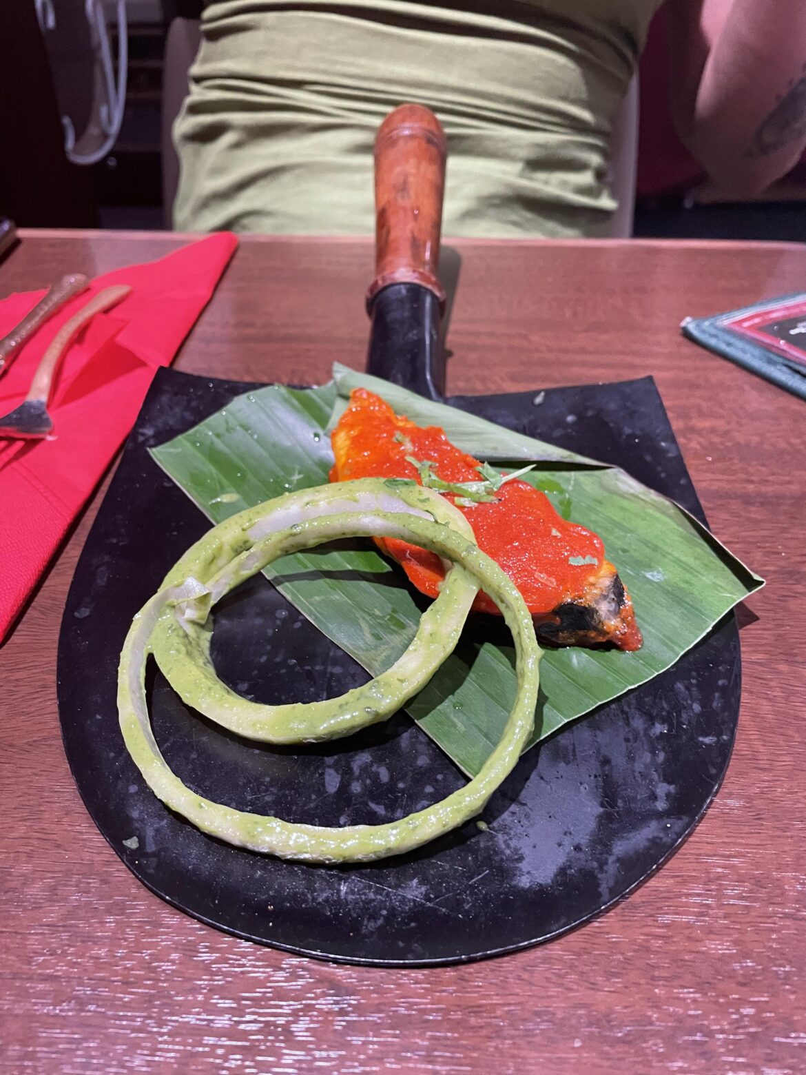 Nice 8 course degustation, not one course featured a plate