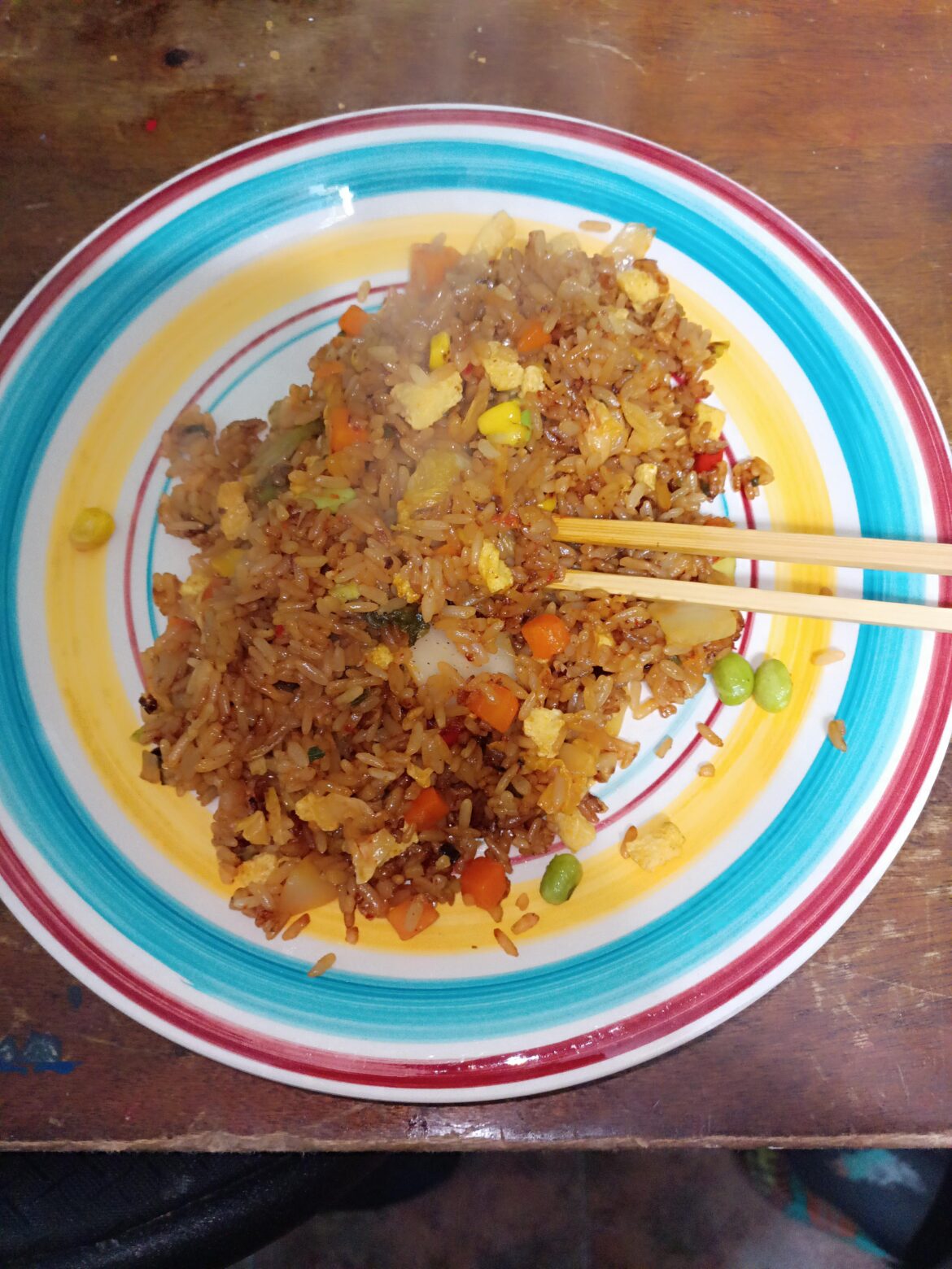 Tried to make Uncle Roger proud with kimchi fried rice