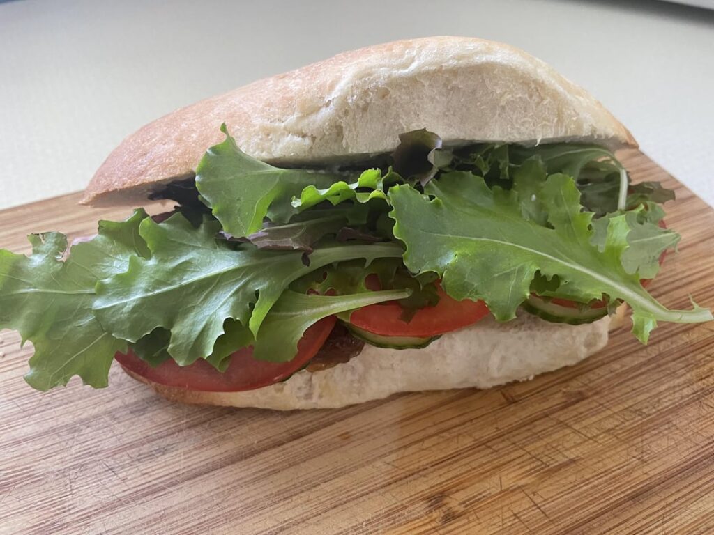 Home made hoagie