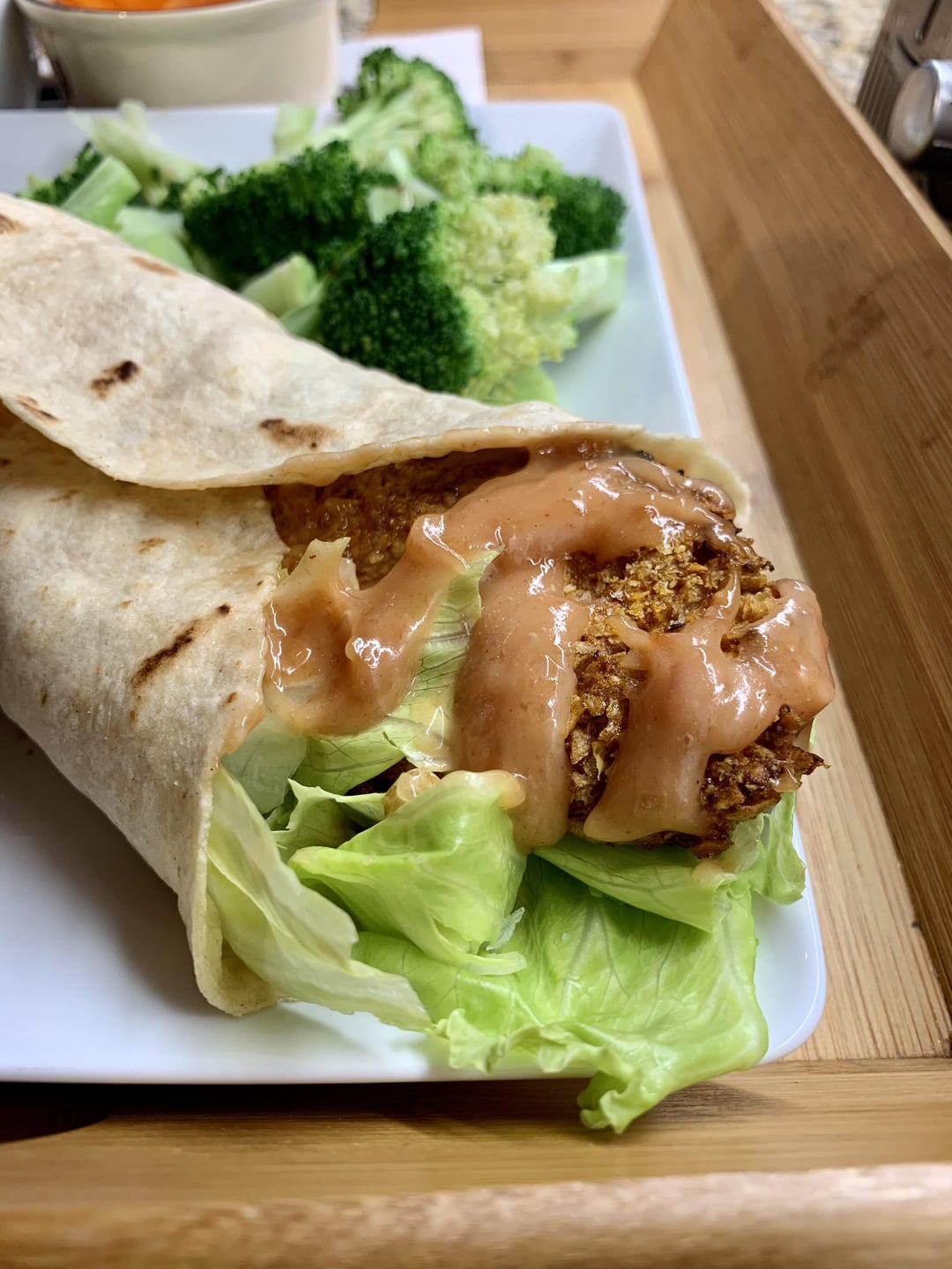 All breads were created equal. Zinger wrap (319 cals) Dining and Cooking