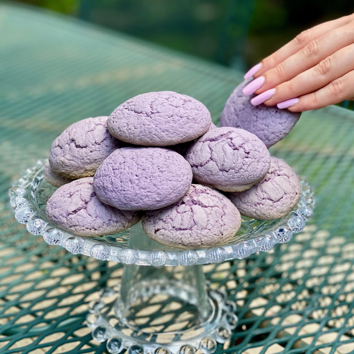 Ube Condensed Milk Cookies (Recipe)
