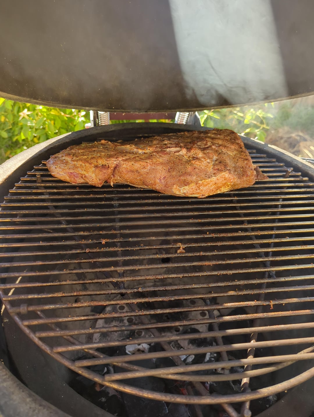 First cook on new to me Kamado Joe Classic I, Safeway 3.99 /lb Tri Tip