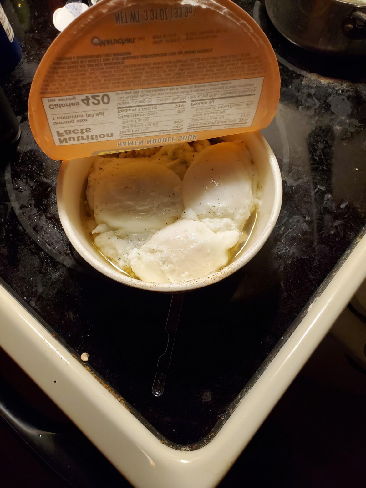 Chicken Ramen with 3 pouched eggs